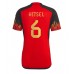 Günstige Belgien Axel Witsel #6 Heim Fussballtrikot WM 2022 Kurzarm